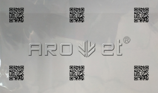 bwin必赢亚洲A-one高速UV喷码机在PE膜上喷二维码